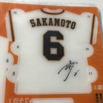 読売ジャイアンツ 巨人軍 坂本勇人 ユニフォーム ユニホーム型 ペン立て 2個　GIANTS CLUB G Po 背番号 6番 SAKAMOTO 10周年アニバーサリー_画像5