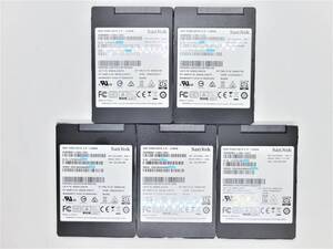 【5個セット・SSD128GB】SanDisk サンディスク(管:CW3-SD-5S4)2.5インチ SD8SB8U-128G-1001 6Gb/s フォーマット済み
