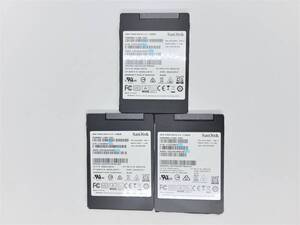 【3個セット・SSD128GB】SanDisk サンディスク(管:CW3-SD-D3S3)2.5インチ SD8SB8U-128G-1001 6Gb/s フォーマット済み