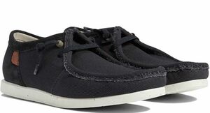 送料無料 CLARKS 26.5cm スニーカー 超軽量 通気 ブラック モカシン テキスタイル スエード レザー ビジネス ビジネス ブーツ YYY160