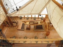 帆船模型 完成品 木製 HMSビーグル号 Beagle モデルシップ 全長86cm T289 インテリア_画像6