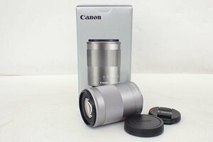 Canon 望遠ズームレンズ EF-M55-200mm F4.5-6.3 IS STM 元箱付き キャノン ▽ 6666E-2