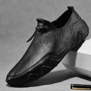  мужской обувь для вождения кожа обувь прогулочные туфли casual бизнес обувь спорт обувь спортивные туфли черный 24cm~28.5cm