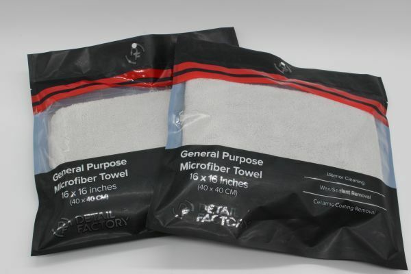 Detail Factory(ディテールファクトリー)Clean-Room Laundered General Purpose Microfiber Towel 2枚セット(マイクロファイバークロス)