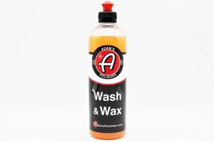 Adam's Polishes (アダムスポリッシュ) Wash & Wax 16oz/473ml(ウォッシュ＆ワックス 16oz/473ml)