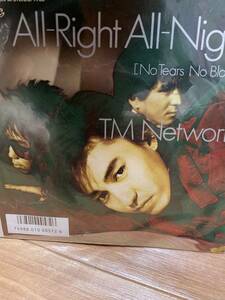 【EP】TM NETWORK ALL Right ALL Night 小室哲哉　和モノ　jpop ポップ　宇都宮　木根　昭和レコード　レア盤