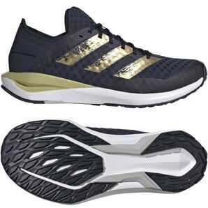 アディダス Faito J FY1619 スニーカー 23cmネイビー×ゴールド