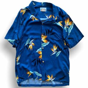 210418MDS7● PARADISE FOUND 1980S 1980'S アロハシャツ aloha shirt 半袖シャツ 開襟シャツ ハワイ ビンテージ vintage オールドシャツ