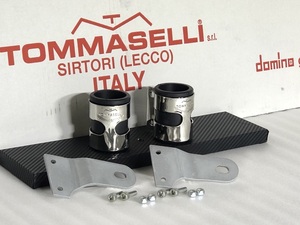 本物！刻印有！トマゼリ ヘッドライトステー 40Φ 用 検）TOMMASELLI Italy コンドル ゴールドコマンダー コニー マルゾッキ ヘンリーアベ