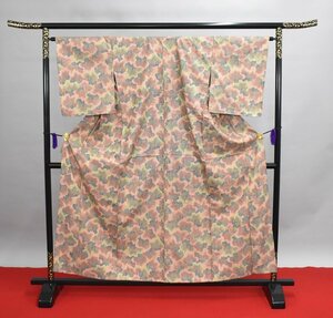 【桜庭呉服店】着物 紬 夏着物 単衣 松 おしゃれ 身丈153cm 裄丈63.5cm