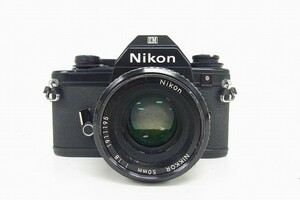 V029-Y19C-41 NIKON ニコン EM / NIKKOR 50mm 1:1.8 フィルムカメラ 現状品③