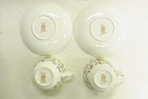 W223-Y12-1880 MINTON ミントン HADDON HALL カップ&ソーサー 現状品①_画像6