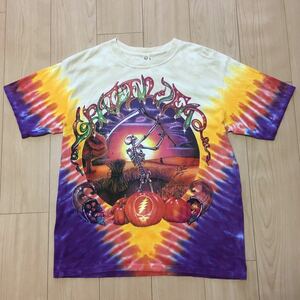 90sビンテージ grateful dead グレイトフルデッド タイダイ 両面プリント Tシャツ