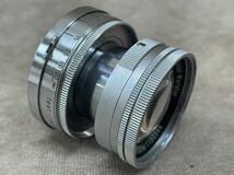 Leica SUMMICRON f=5cm 1:2 ズミクロン ライカ レンズのみ 12549 13132 リアキャップなし シルバー アンティーク カメラ部品_画像4