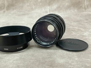 Leica SUMMILUX 1:1.4/50 カメラレンズ フード 12586 13206 リアキャップなし カメラ部品 ドイツ製 ブラック アンティーク レトロ ライカ