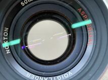 VOIGTLANDER 50mm F1.5 NOKTON ASPHERICAL レンズのみ リアキャップなし フォクトレンダー 日本製 カメラ部品 カメラレンズ シルバー_画像9