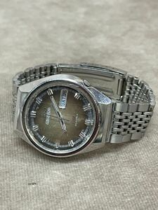 SEIKO 5ACTUS SS 25石 カレンダー 稼動品 自動巻 デイデイト メンズ腕時計 6106-7690 セイコー