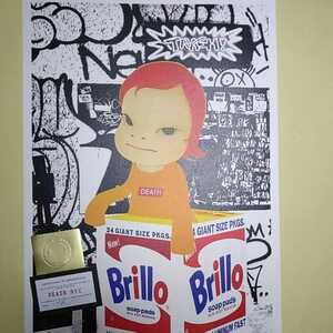 DEATH NYC 世界限定100枚 アートポスター　奈良美智　アンディウォーホル　Andy　Warhol　バンクシー　Banksy　ブリロ　ストリートアート