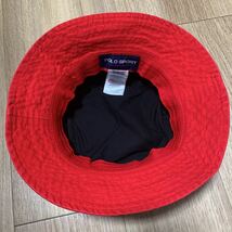 【未使用】POLO RALPH LAUREN ポロ ラルフローレン 刺繍 帽子 キャップ バケットハット メンズ アメカジ 黒 ブラック 1円スタート_画像3