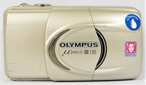 1★ オリンパス OLYMPUS μ mju:-III 135 ミュー コンパクトカメラ レンズ OLYMPUS ED LENS MULTI-AF ZOOM 37.5-135mm 中古品 1円スタート