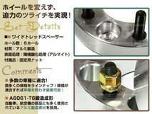 FJクルーザー ワイドトレッドスペーサー 6H PCD139.7 P1.5 50mm 車検 ホイール ナット付 ホイール トヨタ 三菱 ホンダ マツダ ダイハツ_画像2