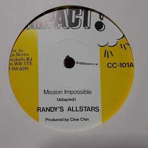 RANDY'S ALLSTARS / MISSION IMPOSSIBLE / TONY BREVETT / DON'T GET WEARY /10インチ/スパイ大作戦/MELODIANS 