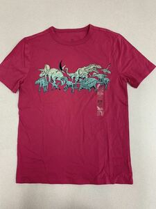 #GAP# new goods #130# Gap # popular T-shirt # dinosaur #USA# pink #2-2
