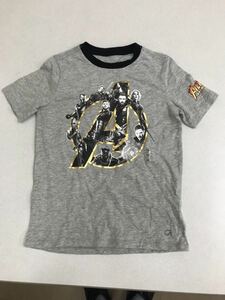 #GAP# new goods #150# Gap # T-shirt # gray # Avengers # Ironman # Rocket etc. #USA# American Comics #21#12.2-2