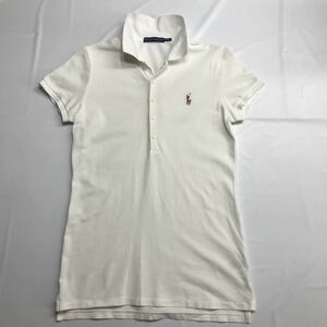 RALPH LAUREN ラルフローレン 半袖　ポロシャツ ホワイト　Mサイズ　6-44