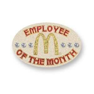 マクドナルド 新品ピンバッジ Employee of The Month、コレクターアイテム♪