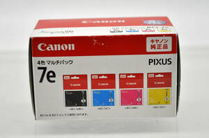 ★ 未使用　Canon キャノン　純正インクカートリッジ　4色マルチパック　BCI-7E/4MP ★　