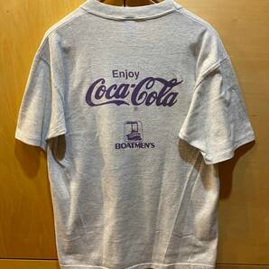 ビンテージ PTA マラソン Tシャツ 古着 COLA プリント USA XL 企業 コーラ 飲料 90sの画像2