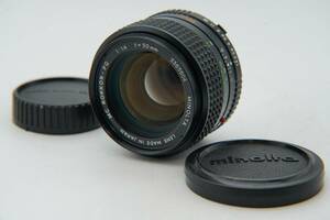 【 並品 】 ミノルタ MINOLTA MC ROKKOR-PG f1.4 50mm　 ＭＦ　レンズ #4556