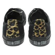 ☆CONVERSE ALL STAR LD OX 黒/黒/ヒョウ柄 25.5cm コンバース オールスター レパード オックス LEOPARD 豹 1CL571_画像4