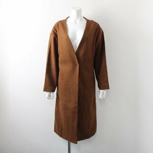  unused goods large size regular price 2.2 ten thousand AS KNOW AS olacaaznouazo Ora kaV neck simple coat 17/-[2400012215337]