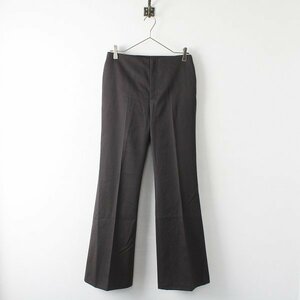 美品 定価4.1万 2019AW L'Appartement アパルトモン WOOL FLARE PANTS ウールフレアーパンツ 34/-ブラウン【2400012340497】