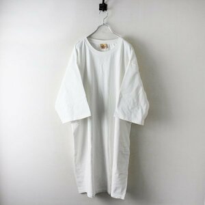 Goodwear グッドウェア niko and… ニコアンド オーバーサイズ ロングTシャツ F/ホワイト【2400012879485】
