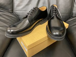 at002 未使用 REGAL レザーシューズ 革靴 JU13 27.0cm 紳士靴 日本製 プレーントゥ ビジネスシューズ 本革 ブラック 