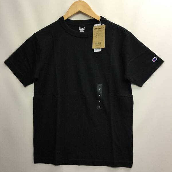 Champion チャンピオン 無地半袖Tシャツ ブラック Mサイズ コットン100%