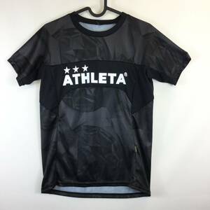 ATHLETAa attrition tap Ractis shirt T-shirt speed . black tag torn size unknown 