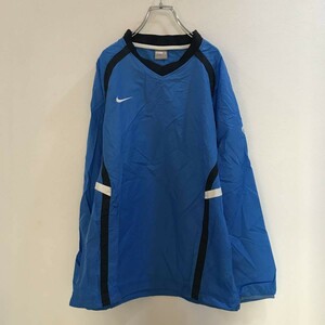 * stylish excellent article *NIKE/ Nike pi stereo nylon jacket windbreaker soccer blue light blue men's M ON1376