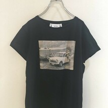 ◆お洒落な逸品◆MINI/ミニ 半袖 Tシャツ ブラック 黒 XS ON1820_画像2