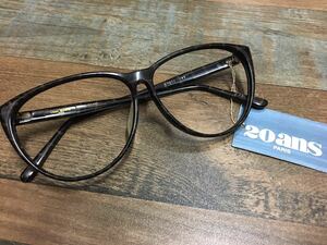 パリ ユーロ　店頭展示品 新品 20ansセルフレーム ヴィンテージ 眼鏡フレーム ビンテージ トラディショナル アンティーク メガネフレーム