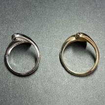 ドロップリング　指輪　雫型　シルバー925　ゴールド、シルバー　シンプル　ニュアンス　韓国　アクセサリー　新品_画像7