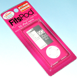 第5世代 iPod nano ハードケース 保護フィルム/Dカバー付 ピンク 新品・未使用