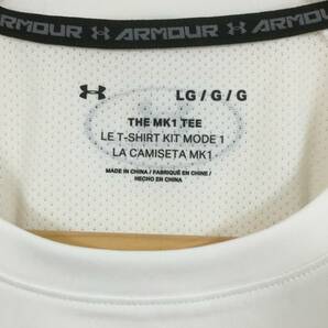 セール! 正規品 本物 新品 アンダーアーマー ショートスリーブ Tシャツ 最強カラー ホワイト UNDER ARMOUR ワイルド クール アスリート MDの画像3