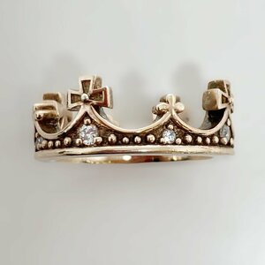 [ used ]JustinDavis Justin Davis Crown ring (SRJ363) 9 number 