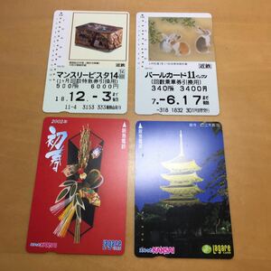 【コレクション用】使用済交通系カード4枚②