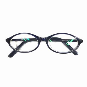 【グッチ】本物 GUCCI 眼鏡 ロゴ金具 ブルー色系 度入り サングラス メガネ めがね メンズ レディース 送料520円