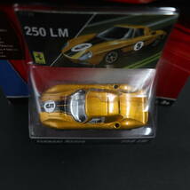 ◆◇Hot Wheels ホットウィール フェラーリ レーサー FERRARI Racer 250 LM ゴールド ＃5 未開封品 7/24◇◆_画像4